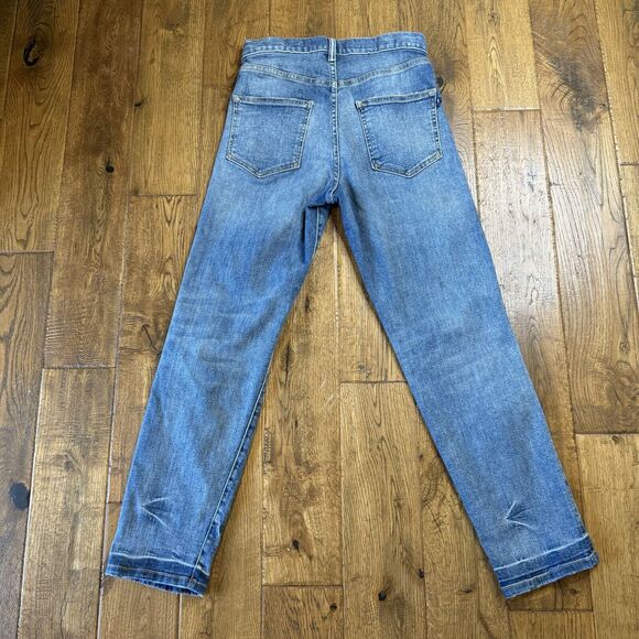 Anthropologie Pilcro Jeans The Vintage Straight High Rise Distressed Womens 27 - Picture 7 of 9
